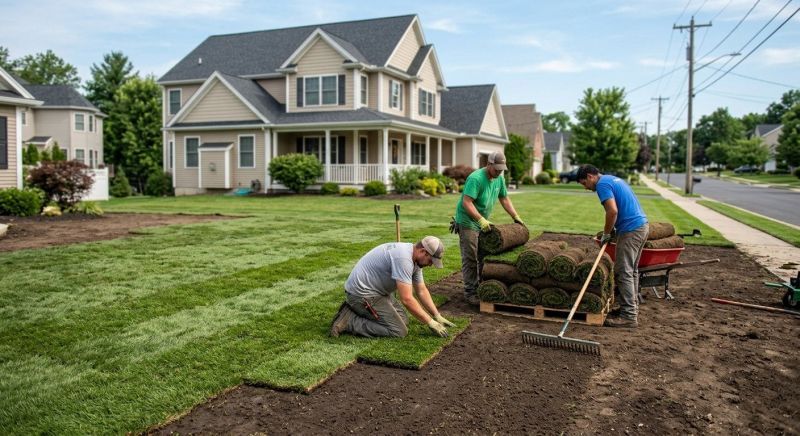 Sod Landscaping in Rockwall, TX